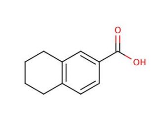 5,6,7,8-tetrahydro-2-Naphthoic Acid (CAS 1131-63-1) - chemical structure image
