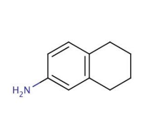 5,6,7,8-Tetrahydro-2-naphthylamine (CAS 2217-43-8) - chemical structure image