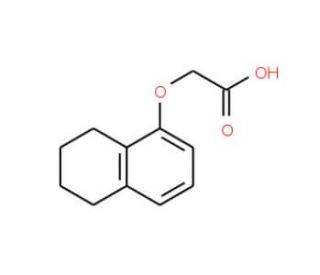 (5,6,7,8-Tetrahydro-naphthalen-1-yloxy)-acetic acid - chemical structure image