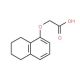 (5,6,7,8-Tetrahydro-naphthalen-1-yloxy)-acetic acid - chemical structure image