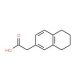 (5,6,7,8-Tetrahydro-naphthalen-2-yl)-acetic acid (CAS 13052-99-8) - chemical structure image