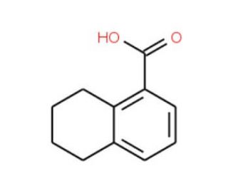 5,6,7,8-Tetrahydronaphthalene-1-carboxylic acid (CAS 4242-18-6) - chemical structure image