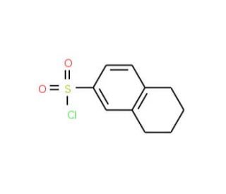 5,6,7,8-tetrahydronaphthalene-2-sulfonyl chloride (CAS 61551-49-3) - chemical structure image