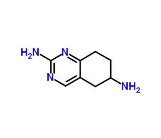 5,6,7,8-tetrahydroquinazoline-2,6-diamine - chemical structure image