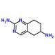 5,6,7,8-tetrahydroquinazoline-2,6-diamine - chemical structure image
