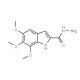 5,6,7-Trimethoxy-1H-indole-2-carbohydrazide - chemical structure image