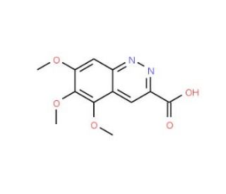 5,6,7-trimethoxycinnoline-3-carboxylic acid - chemical structure image