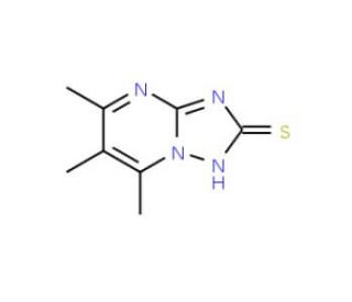 5,6,7-trimethyl-[1,2,4]triazolo[1,5-a]pyrimidine-2-thiol - chemical structure image