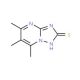 5,6,7-trimethyl-[1,2,4]triazolo[1,5-a]pyrimidine-2-thiol - chemical structure image