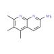 5,6,7-trimethyl-1,8-naphthyridin-2-amine (CAS 69587-84-4) - chemical structure image