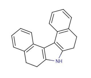 5,6,8,9-Tetrahydro-7H-dibenzo[c,g]carbazole (CAS 117766-87-7) - chemical structure image
