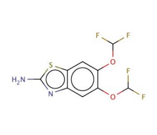 5,6-Bis(difluoromethoxy)benzothiazol-2-ylamine - chemical structure image