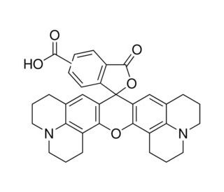5(6)-Carboxy-X-rhodamine (CAS 198978-94-8) - chemical structure image