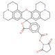5(6)-Carboxy-X-rhodamine N-succinimidyl ester (CAS 114616-32-9) - chemical structure image