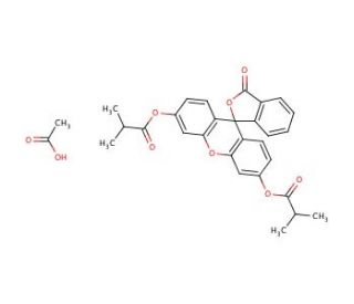 5(6)-Carboxyfluorescein Diisobutyrate - chemical structure image