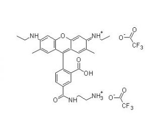 5(6)-Caroxyrhodamine 6G ethylenediamine - chemical structure image