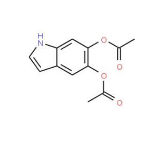 5,6-Diacetoxyindole (CAS 15069-79-1) - chemical structure image