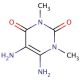 5,6-Diamino-1,3-dimethyl Uracil (CAS 5440-00-6) - chemical structure image