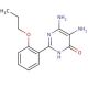5,6-Diamino-2-(2-propoxyphenyl)pyrimidin-4(3H)-one (CAS 57075-34-0) - chemical structure image
