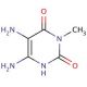 5,6-Diamino-3-methyluracil, Hemihydrate (CAS 40959-24-8 (anhydrous)) - chemical structure image