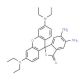 5,6-Diamino-N,N,N′,N′-tetraethyl-rhodamin (CAS 261351-45-5) - chemical structure image