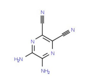 5,6-Diaminopyrazine-2,3-dicarbonitrile (CAS 36023-58-2) - chemical structure image