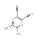 5,6-Diaminopyrazine-2,3-dicarbonitrile (CAS 36023-58-2) - chemical structure image
