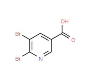 5,6-Dibromopyridine-3-carboxylic acid (CAS 29241-64-3) - chemical structure image