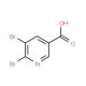5,6-Dibromopyridine-3-carboxylic acid (CAS 29241-64-3) - chemical structure image