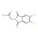 (5,6-Dichloro-1,3-dioxo-1,3-dihydro-isoindol-2-yl)-acetic acid (CAS 111104-25-7) - chemical structure image