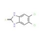 5,6-Dichloro-2-mercaptobenzimidazole (CAS 19462-98-7) - chemical structure image