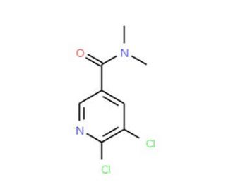5,6-dichloro-N,N-dimethylpyridine-3-carboxamide - chemical structure image