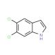 5,6-Dichloroindole (CAS 121859-57-2) - chemical structure image