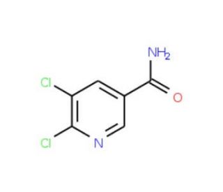 5,6-dichloropyridine-3-carboxamide (CAS 75291-84-8) - chemical structure image