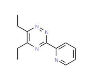 5,6-Diethyl-3-(2-pyridyl)-1,2,4-triazine (CAS 669707-13-5) - chemical structure image
