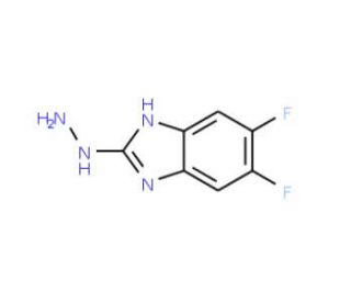 5,6-difluoro-2-hydrazino-1H-benzimidazole - chemical structure image