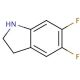 5,6-difluoroindoline (CAS 954255-04-0) - chemical structure image