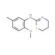 (5,6-Dihydro-4H-[1,3]thiazin-2-yl)-(2-methoxy-5-methyl-phenyl)-amine (CAS 91557-27-6) - chemical structure image