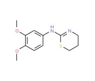 (5,6-Dihydro-4H-[1,3]thiazin-2-yl)-(3,4-dimethoxy-phenyl)-amine - chemical structure image