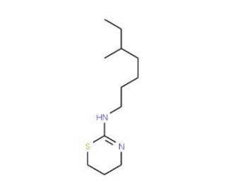 (5,6-Dihydro-4H-[1,3]thiazin-2-yl)-(5-methyl-heptyl)-amine - chemical structure image