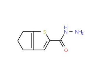 5,6-Dihydro-4H-cyclopenta[b]thiophene-2-carboxylic acid hydrazide - chemical structure image