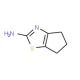 5,6-Dihydro-4H-cyclopentathiazol-2-ylamine (CAS 53051-97-1) - chemical structure image