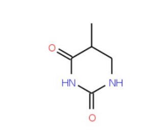 5,6-Dihydro-5-methyluracil (CAS 696-04-8) - chemical structure image