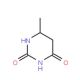 5,6-Dihydro-6-methyluracil (CAS 2434-49-3) - chemical structure image