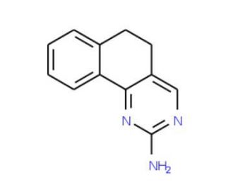 5,6-Dihydrobenzo[h]quinazolin-2-amine (CAS 66521-84-4) - chemical structure image