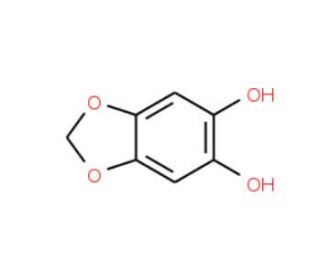 5,6-Dihydroxy-1,3-benzodioxole (CAS 21505-20-4) - chemical structure image