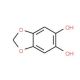 5,6-Dihydroxy-1,3-benzodioxole (CAS 21505-20-4) - chemical structure image