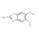 5,6-dimethoxy-1,3-benzothiazol-2-amine (CAS 6294-52-6) - chemical structure image