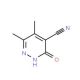 5,6-dimethyl-3-oxo-2,3-dihydropyridazine-4-carbonitrile (CAS 40380-36-7) - chemical structure image