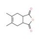 5,6-Dimethyl-3a,4,7,7a-tetrahydro-2-benzofuran-1,3-dione (CAS 5438-24-4) - chemical structure image